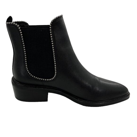 Coach Women's Size 10B Black Bowery Chelsea Ankle Boots Leather - Picture 2 of 11